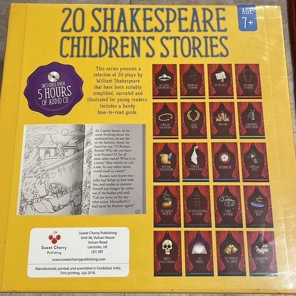 Book lovers!!! 20 Shakespeare children’s stories box set!!! - Picture 3 of 4